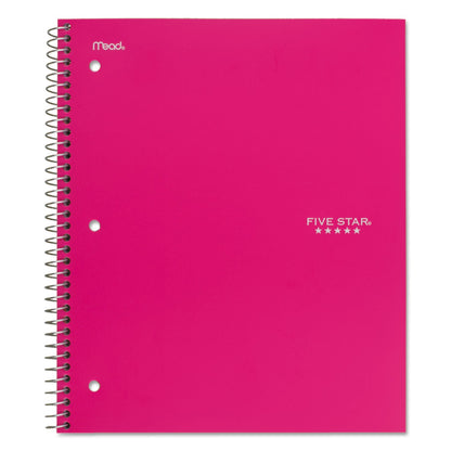 Five Star Trend Wirebound Notebook, 5 Subject, 4 Pockets, Medium/College Rule, Randomly Assorted Covers, 11 x 8.5, 200 Sheets