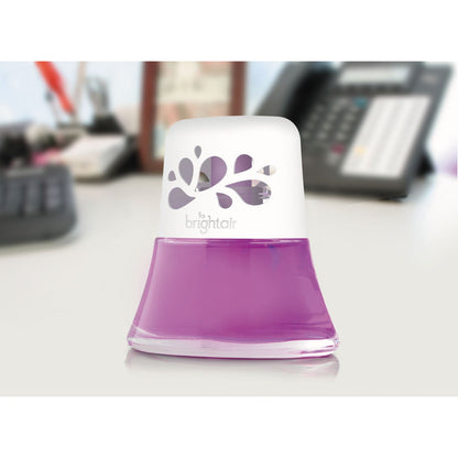 BRIGHT Air Scented Oil Air Freshener Diffuser, Fresh Petals and Peach, Pink, 2.5 oz, 6/Carton