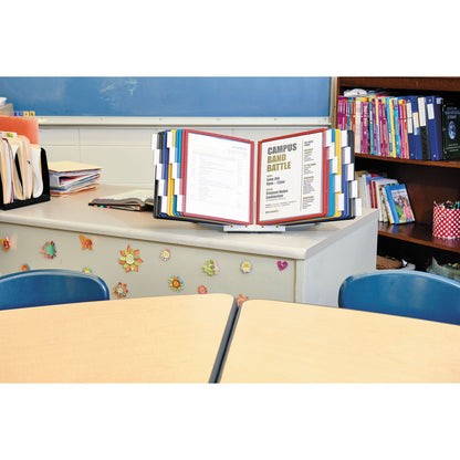Durable SHERPA Reference System Extension Set, 10 Sleeves, Assorted Borders and Panels
