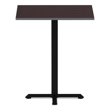 Alera Hospitality Series Single-Column Bases, 27.5" Diameter x 40.38"h, 300 lb Cap, Steel, Black