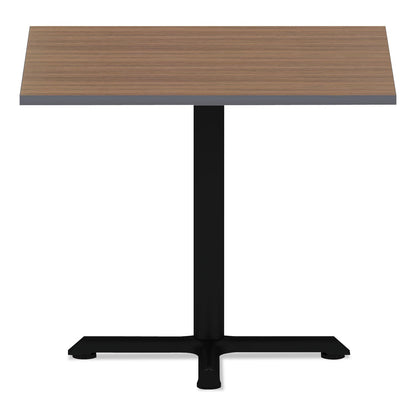 Alera Hospitality Series Single-Column Bases, 27.5" Diameter, 28.5"h, 300 lb Cap, Steel, Black