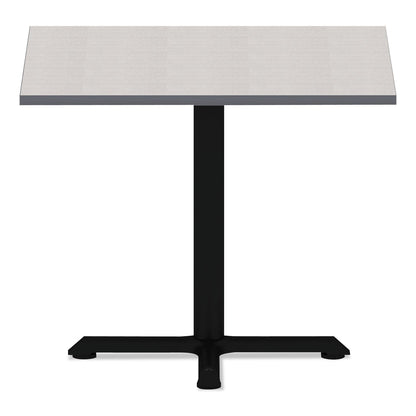 Alera Hospitality Series Single-Column Bases, 27.5" Diameter, 28.5"h, 300 lb Cap, Steel, Black