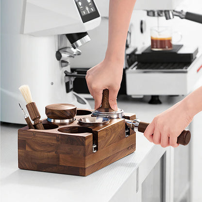 Walnut Organizer Box For Barista