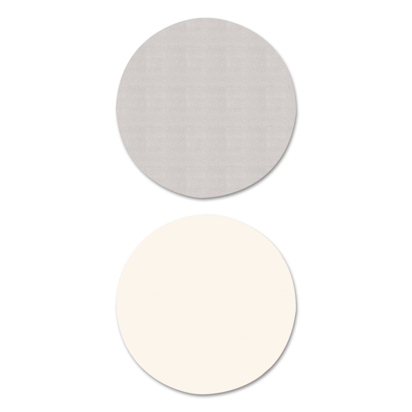 Alera Reversible Laminate Table Top, Round, 35.5" Diameter, White/Gray