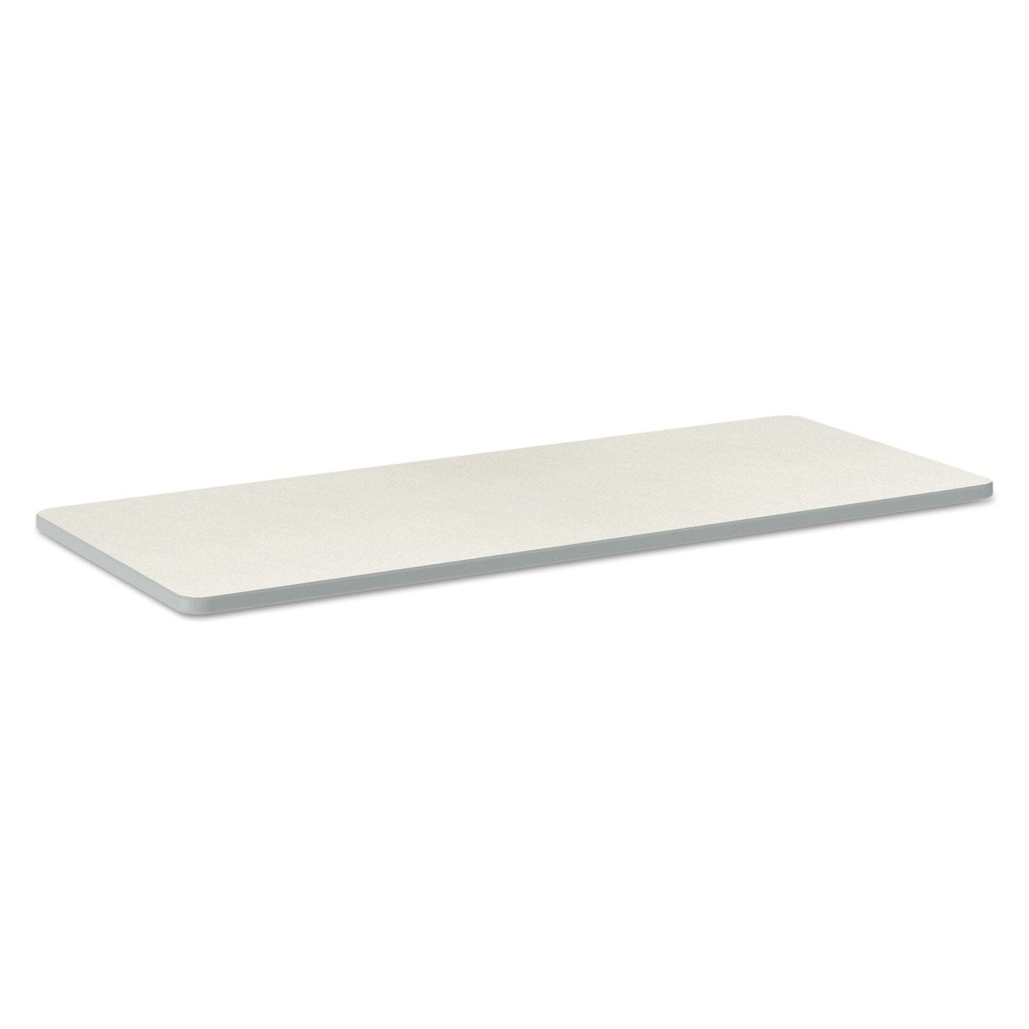 HON Build Rectangle Shape Table Top, 60w x 24d, Silver Mesh