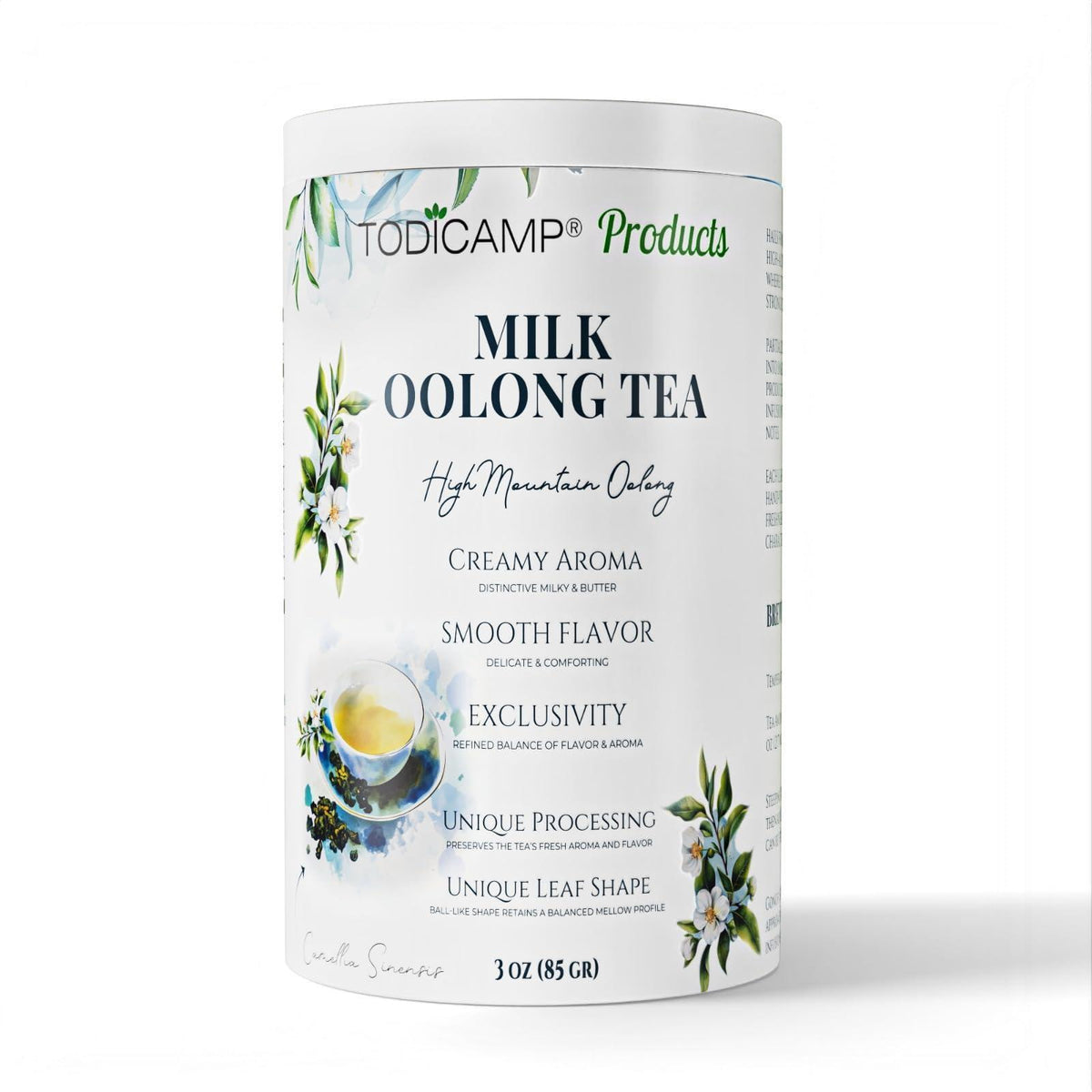 Milk Oolong Tea Loose Leaf – Premium Chinese Oolong Tea 3oz  Double Milky Aroma & Smooth Taste  Bulk Loose Leaf Tea Tin  Afternoon & Asian Tea