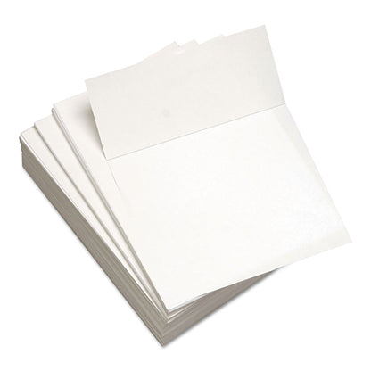 Lettermark Custom Cut-Sheet Copy Paper, 92 Bright, Micro-Perforated 3.66" from Bottom, 24 lb Bond Weight, 8.5 x 11, White, 500/Ream