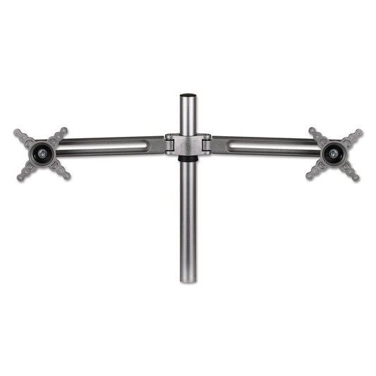 Fellowes Lotus Dual Monitor Arm Kit, For 26" Monitors, Silver, Supports 13 lb