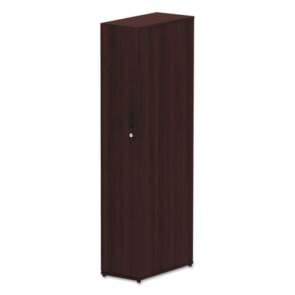 Alera Valencia Series Wardrobe, 11 7/8w x 23 7/8d x 65h, Mahogany