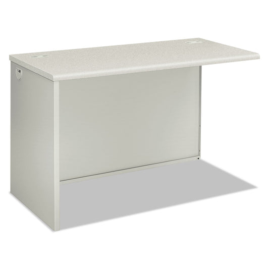 HON 38000 Series Return Shell, Left, 31.75w x 53.19d x 3.75h, Silver Mesh/Light Gray