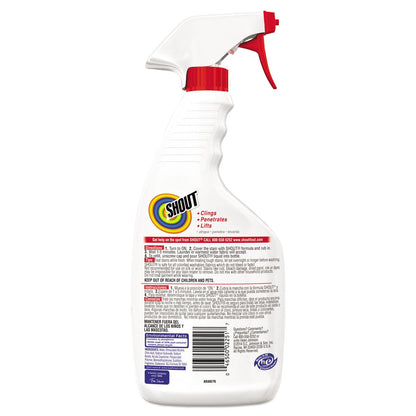 Shout Laundry Stain Treatment, 22 oz Spray Bottle, 8/Carton