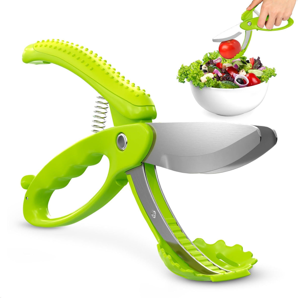 Salad Scissors for Chopped Salad Tool Vegetable Scissors Food Cutter Salad Chopper Scissors Salad Cutter Chopper Lettuce Shredder Lettuce Chopper for Chopped Salad Chopper Tool
