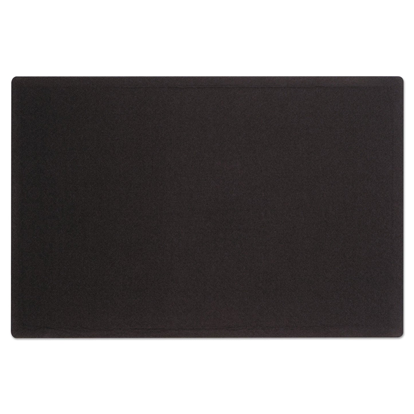 Quartet Oval Office Fabric Bulletin Board, 48 x 36, Black