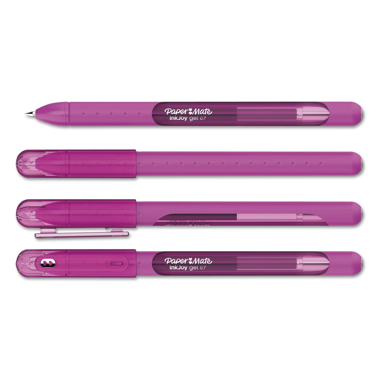 Paper Mate InkJoy Gel Pen, Stick, Medium 0.7 mm, Assorted Ink and Barrel Colors, 20/Pack