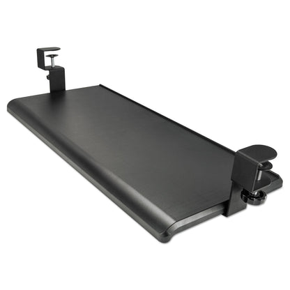 Alera AdaptivErgo Clamp-On Keyboard Tray, 30.7" x 13", Black