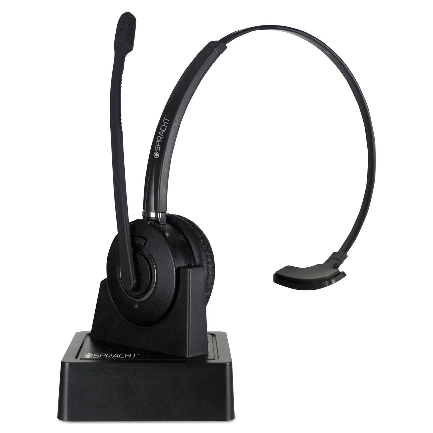 Spracht ZuM Maestro Bluetooth Headset, Monaural, Over-the-Head, Black