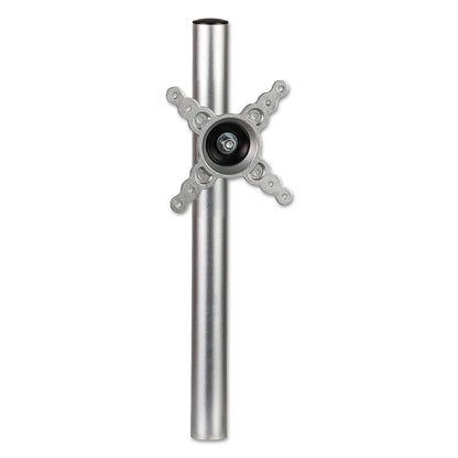 Fellowes Lotus Single Monitor Arm Kit, For 26" Monitors, 180 Degree Rotation, 180 Degree Pan, Silver, Supports 17 lb