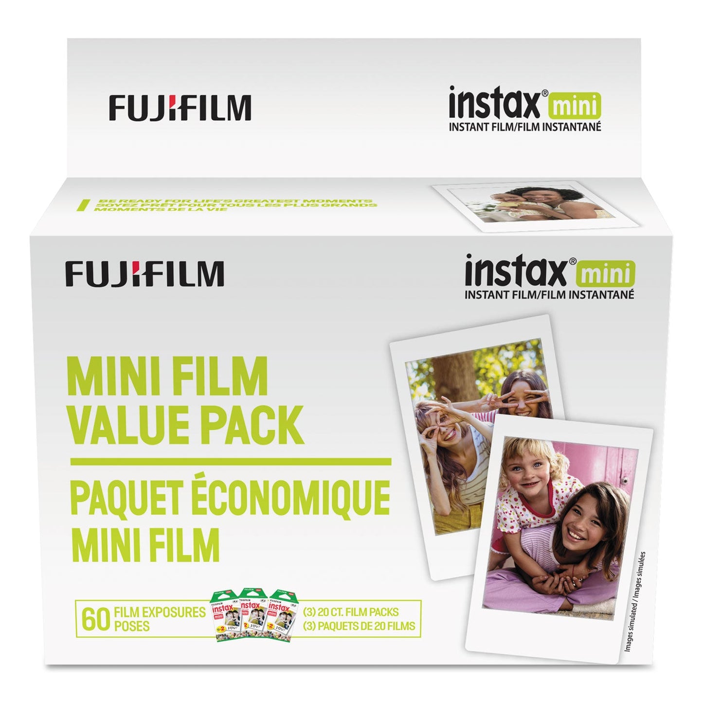 Fujifilm Instax Mini Film, 800 ASA, 60-Exposure Roll