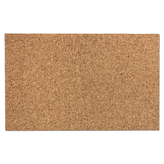 Iceberg iDesign Frameless Cork Bulletin Board, 24 x 38, Natural