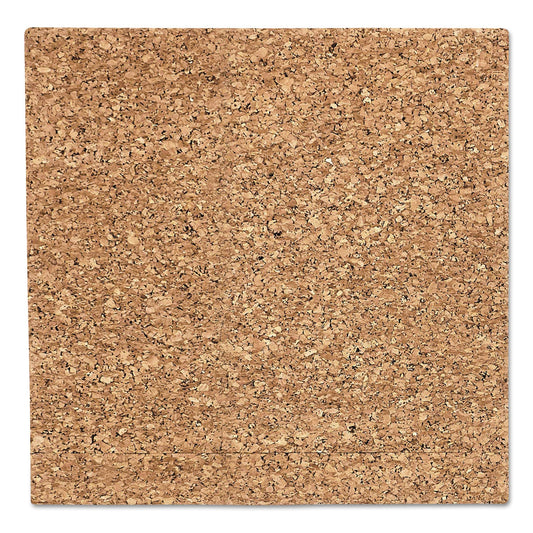 Iceberg iDesign Frameless Cork Bulletin Board, 18 x 18, Natural
