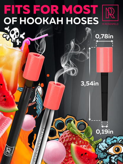 Black Candy Hookah Tips   10 pcs Glow in The Dark Jolly Tips   Individually Wrapped Hookah Tips Lollipop Shisha Accessories   Different Hookah Candy Tips Delicious Flavors   Hookah Tips Disposable