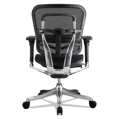 Eurotech Ergohuman Elite Mid-Back Mesh Chair, Supports Up to 250 lb, 18.11" to 21.65" Seat Height, Black