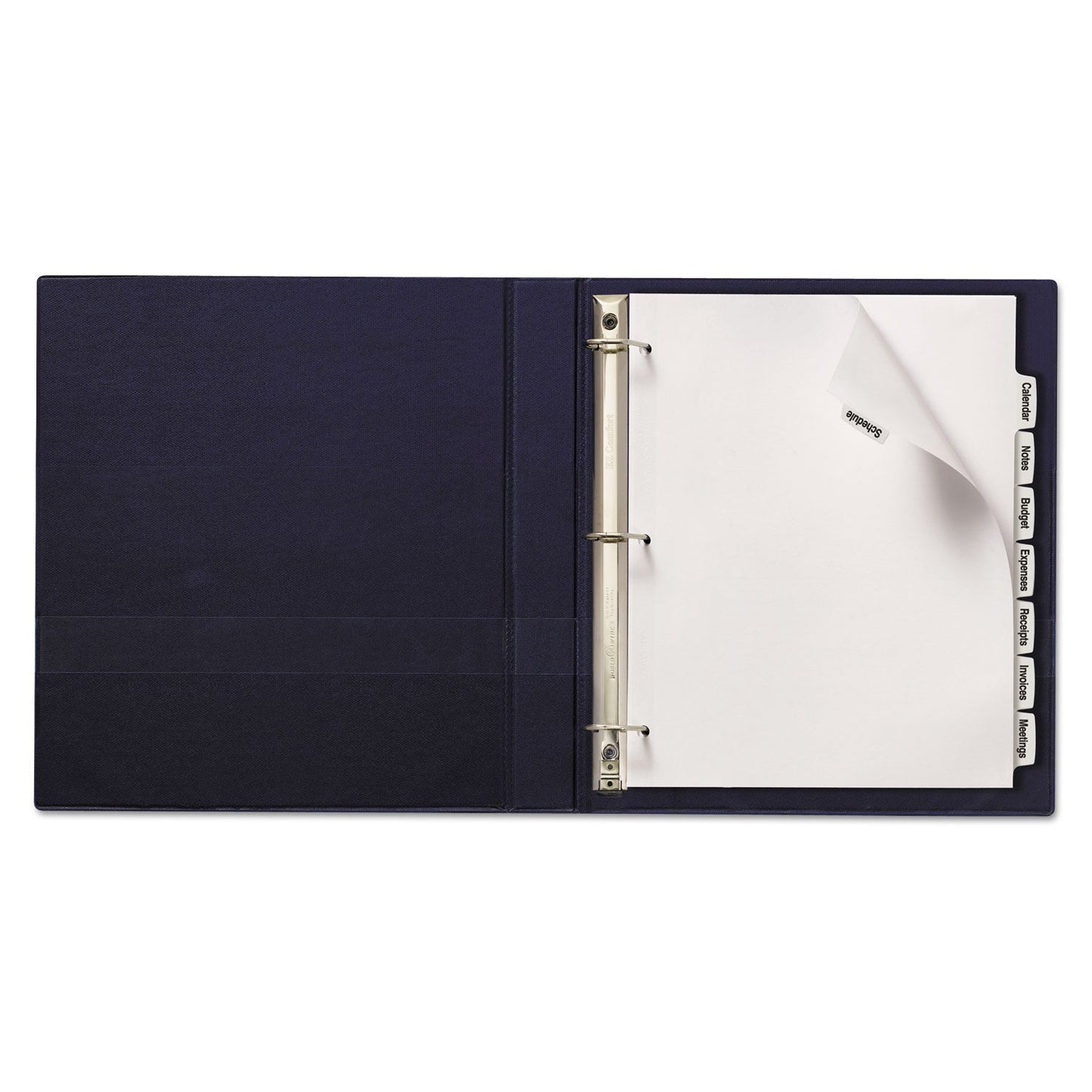 Avery Big Tab Printable White Label Tab Dividers, 8-Tab, 11 x 8.5, White, 20 Sets