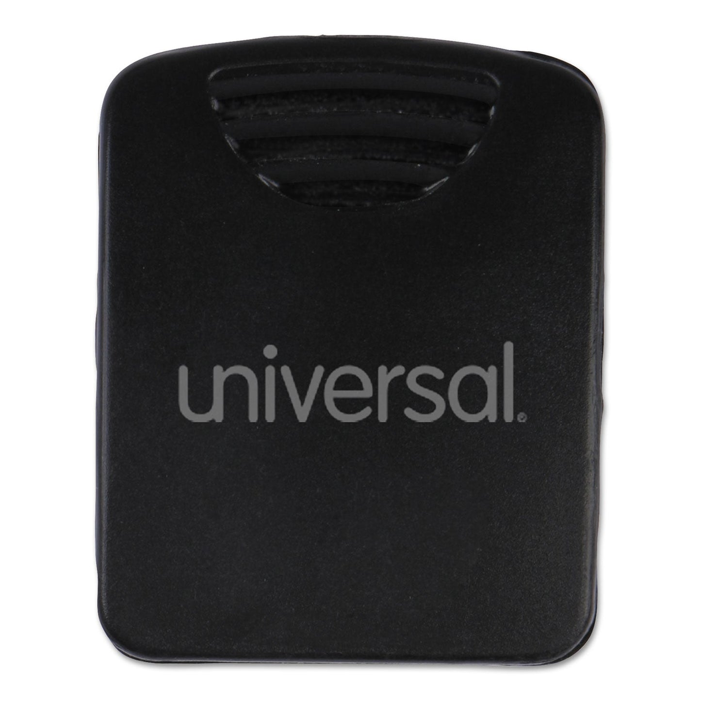 Universal Fabric Panel Wall Clips, 25 Sheet Capacity, Black, 20/Pack