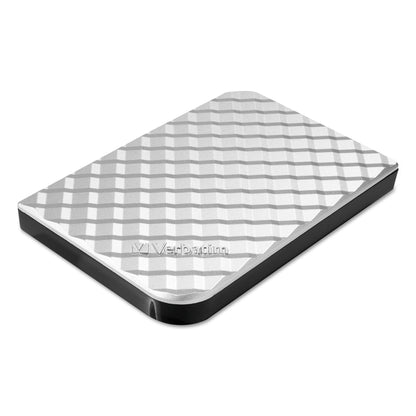 Verbatim Store N Go USB 3.0 Portable Hard Drive, 2 TB, Silver