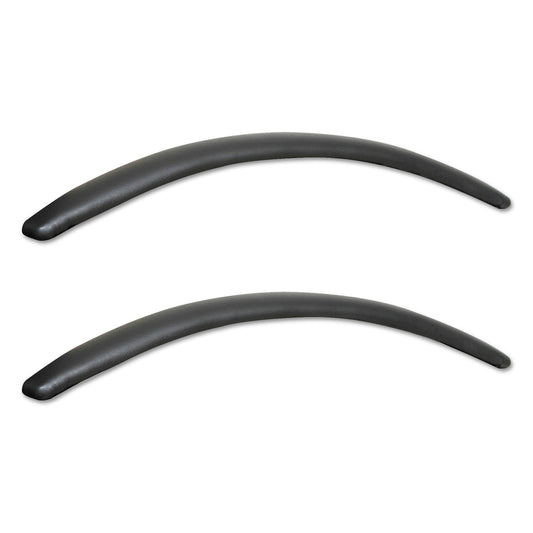 Alera Neratoli Series Replacement Arm Pads for Alera Neratoli Series Chairs, Faux Leather, 1.77" x 15.15" x 0.59", Black, 2/Set