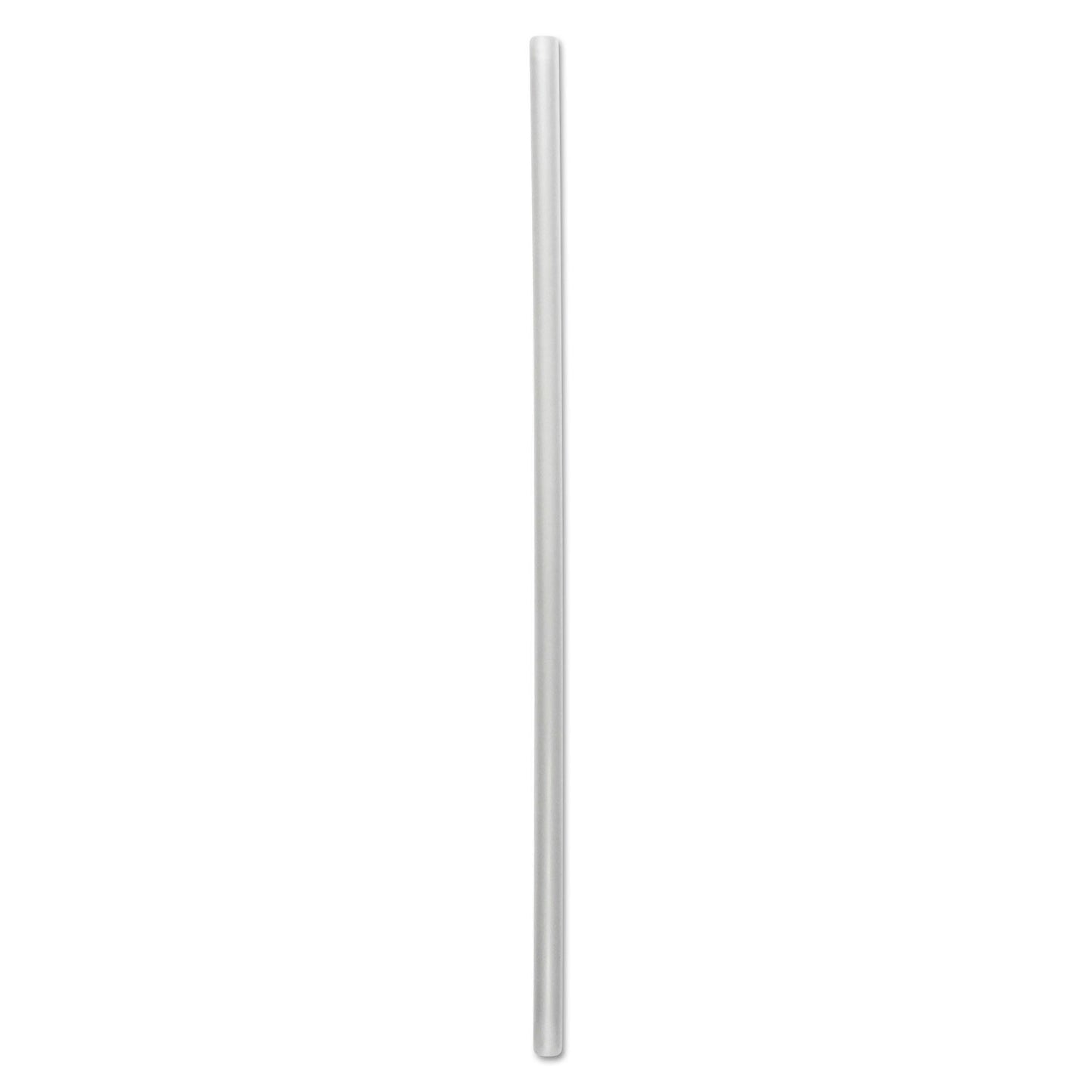 Boardwalk Wrapped Jumbo Straws, 7.75", Polypropylene, Clear, 12,000/Carton
