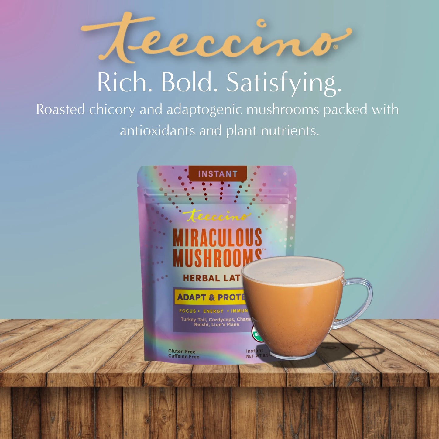 Miraculous Mushrooms® Adapt & Protect Instant Herbal Latte