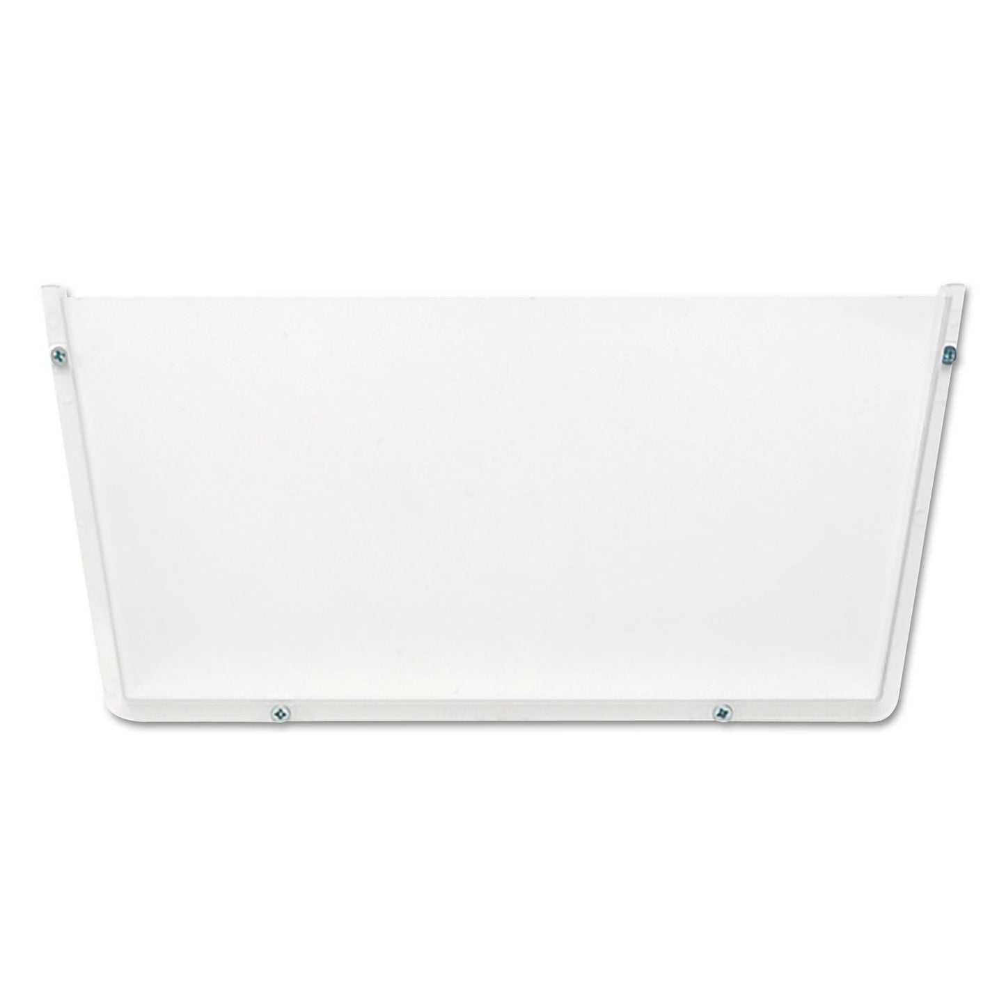 deflecto Unbreakable DocuPocket Wall File, Letter Size, 14.5" x 3" x 6.5", Clear