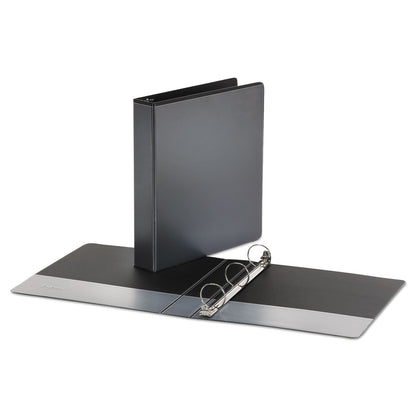 Universal Economy Round Ring View Binder, 3 Rings, 1.5" Capacity, 11 x 8.5, Black