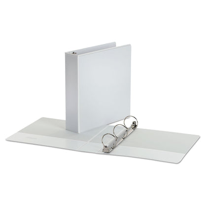 Universal Economy Round Ring View Binder, 3 Rings, 2" Capacity, 11 x 8.5, White