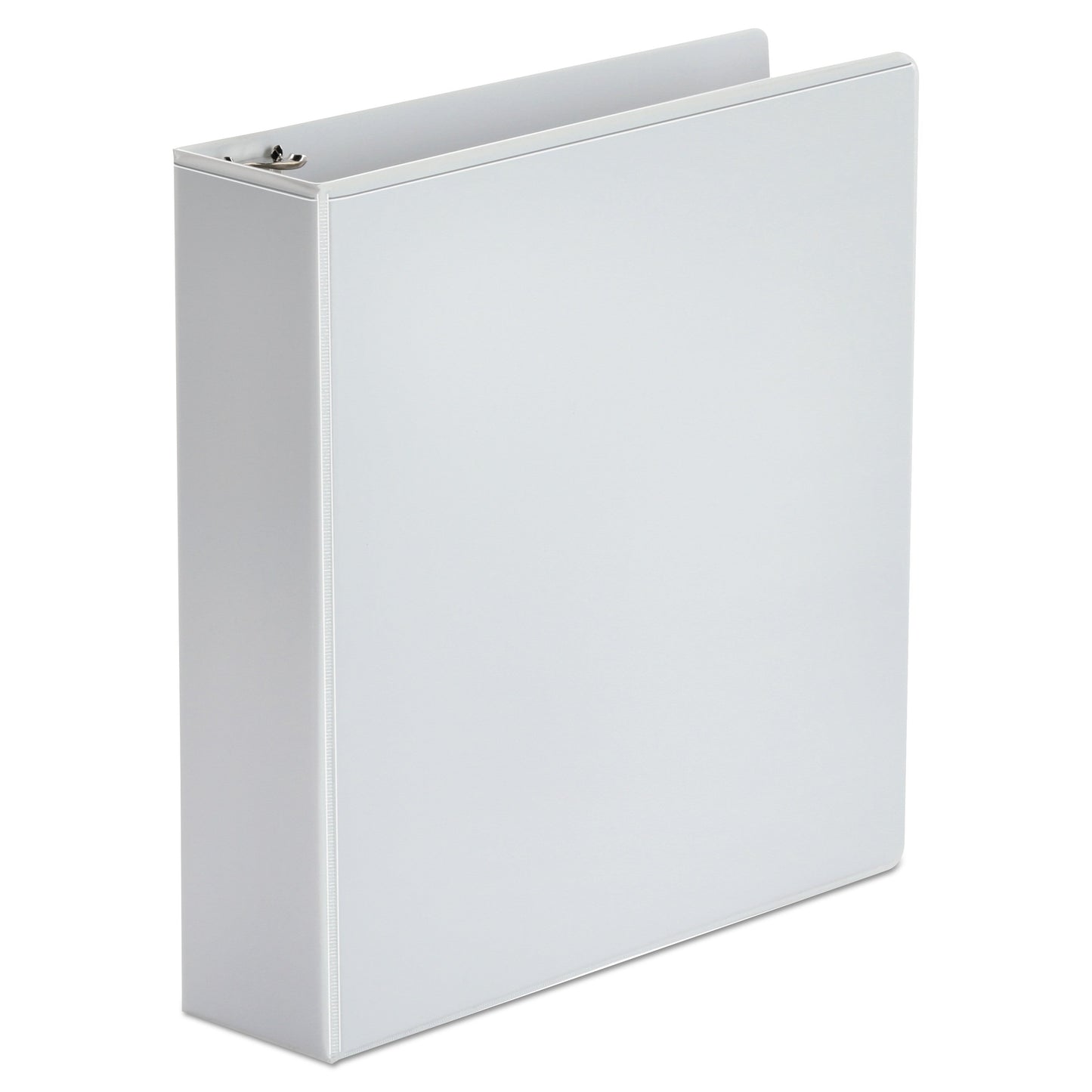 Universal Economy Round Ring View Binder, 3 Rings, 2" Capacity, 11 x 8.5, White, 6/Pack