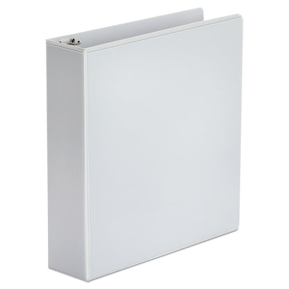 Universal Economy Round Ring View Binder, 3 Rings, 2" Capacity, 11 x 8.5, White