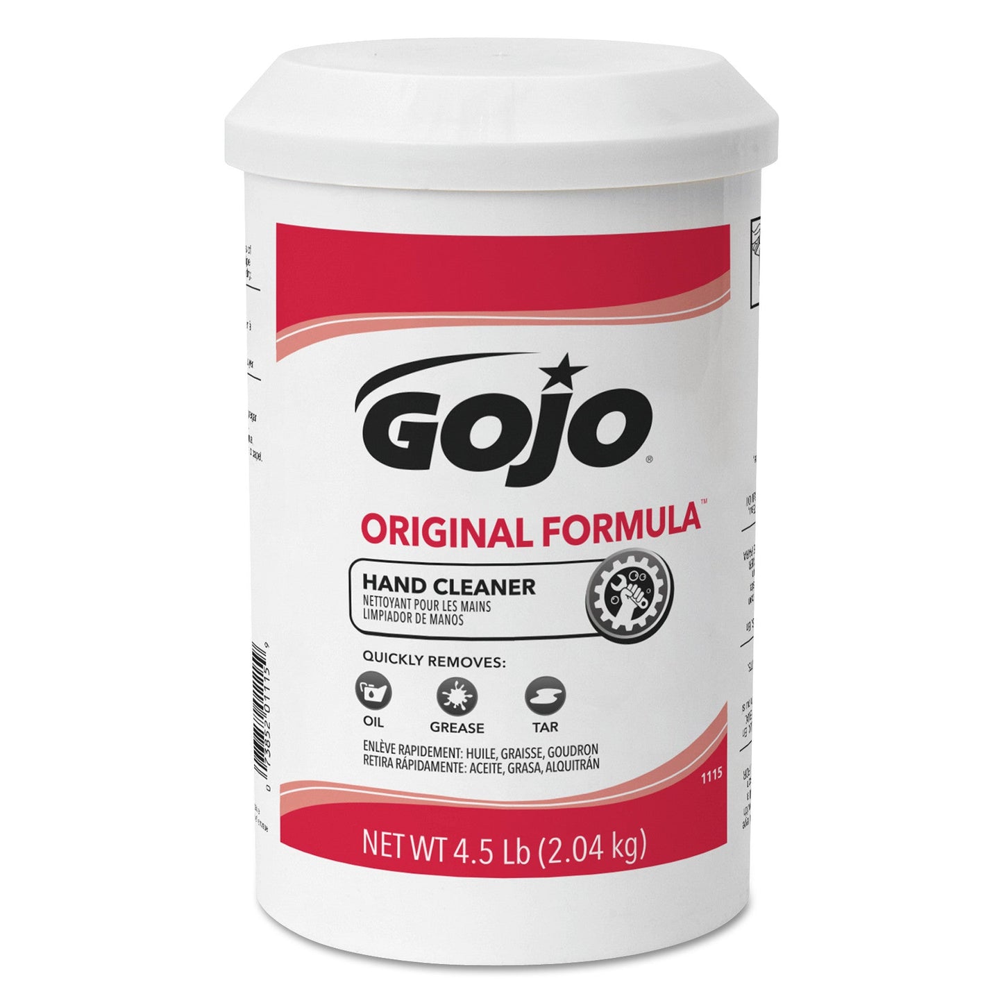 GOJO ORIGINAL FORMULA Hand Cleaner Creme, Unscented, 4.5 lb, White, 6/Carton