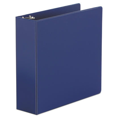 Universal Economy Non-View Round Ring Binder, 3 Rings, 3" Capacity, 11 x 8.5, Royal Blue