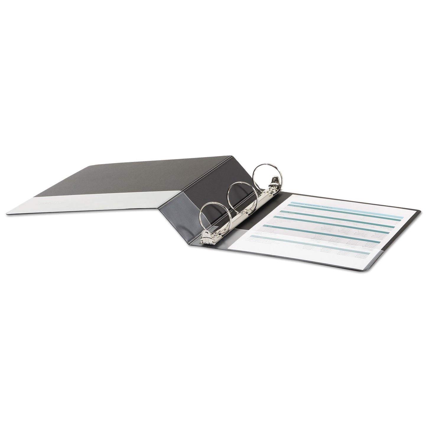 Universal Economy Non-View Round Ring Binder, 3 Rings, 2" Capacity, 11 x 8.5, Black, 4/Pack