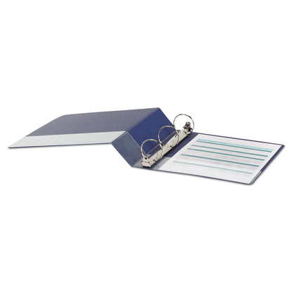 Universal Economy Non-View Round Ring Binder, 3 Rings, 2" Capacity, 11 x 8.5, Royal Blue