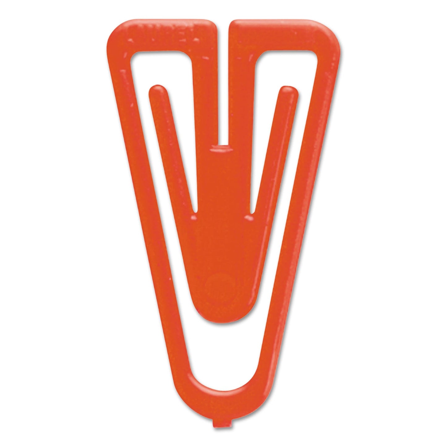Baumgartens Plastiklips Paper Clips, Medium, Smooth, Assorted Colors, 500/Box