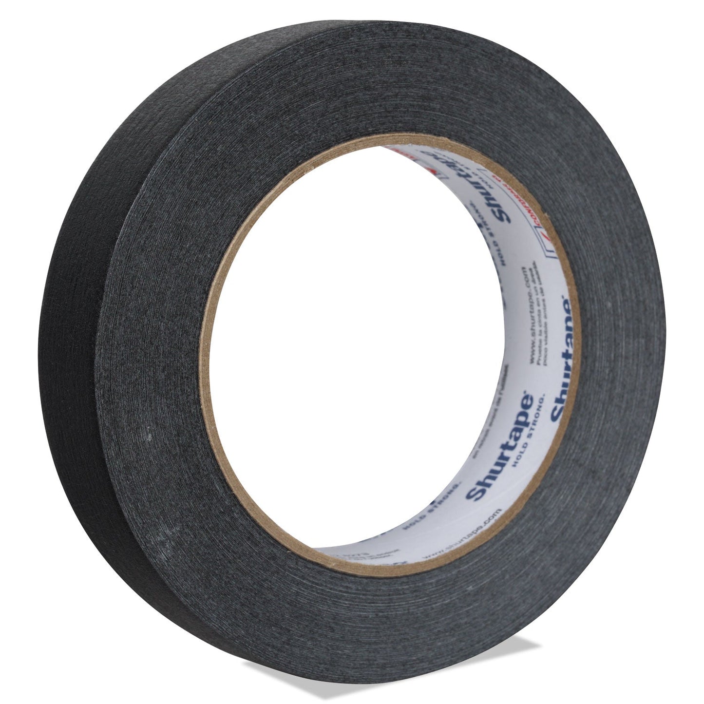 Duck Color Masking Tape, 3" Core, 0.94" x 60 yds, Black