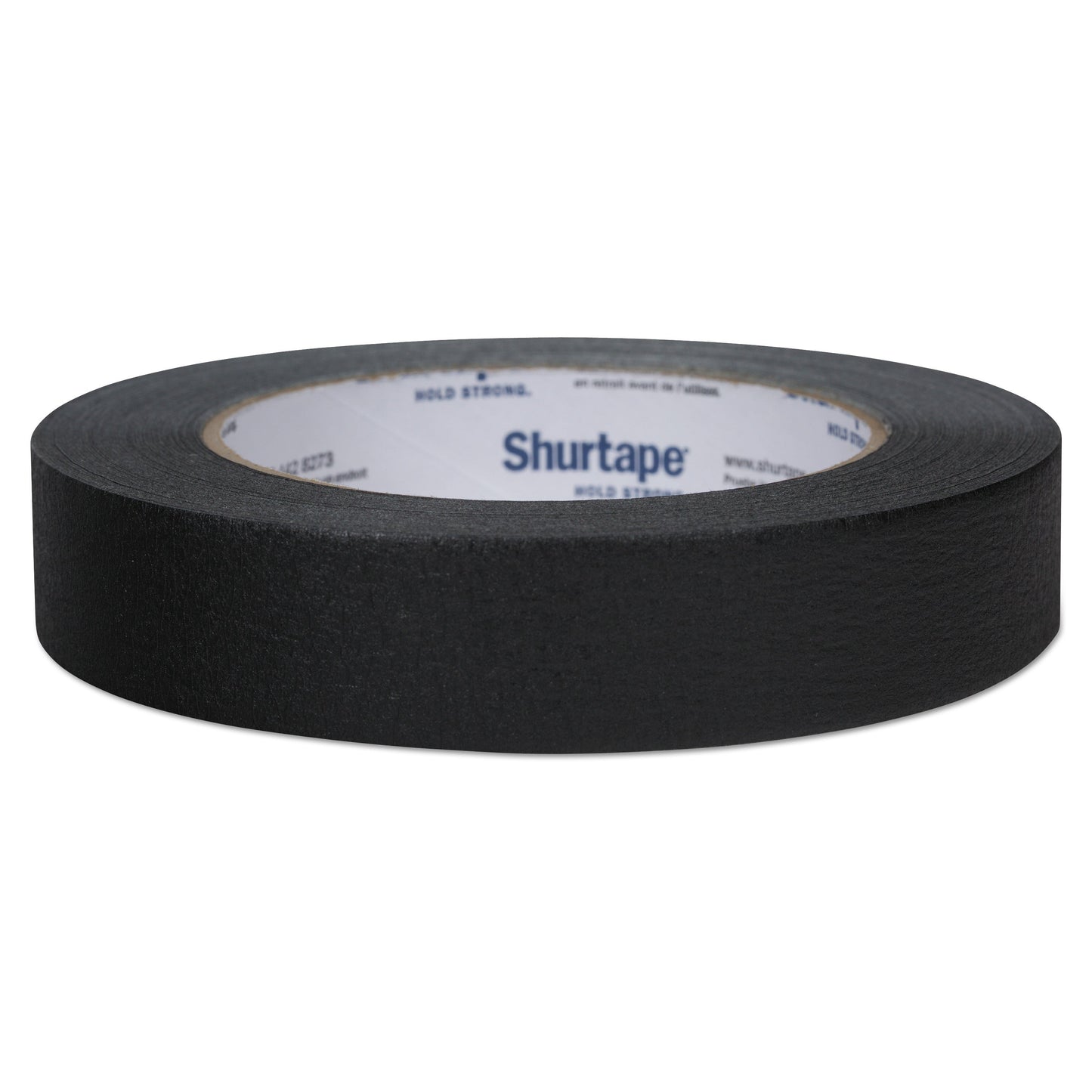 Duck Color Masking Tape, 3" Core, 0.94" x 60 yds, Black