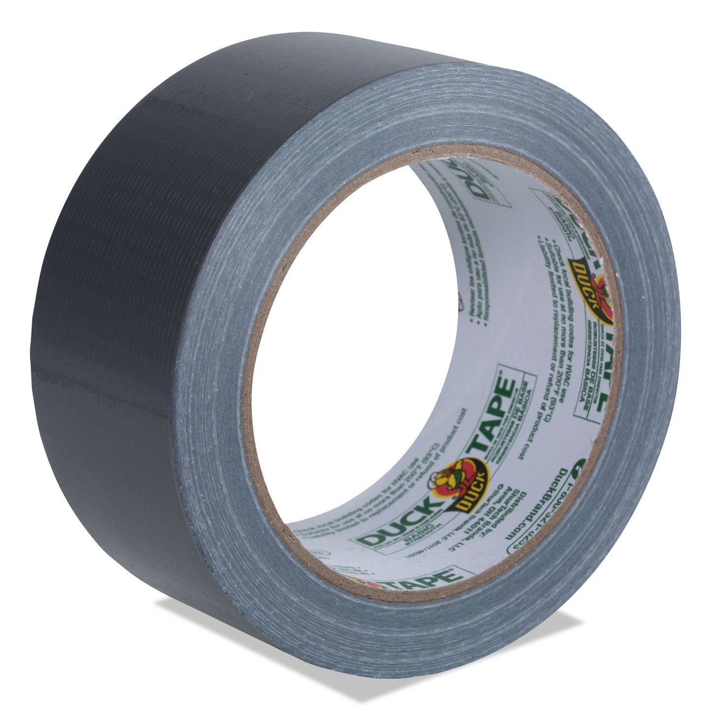 Duck Basic Strength Duct Tape, 3" Core, 1.88" x 30 yds, Silver