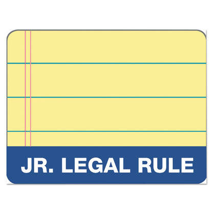 TOPS Docket Gold Ruled Perforated Pads, Narrow Rule, 50 Canary-Yellow 5 x 8 Sheets, 12/Pack