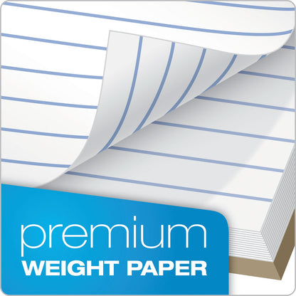 TOPS Color Notebooks, 1 Subject, Narrow Rule, Indigo Blue Cover, 8.5 x 5.5, 100 White Sheets