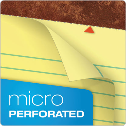 TOPS "The Legal Pad" Ruled Perforated Pads, Wide/Legal Rule, 50 Canary-Yellow 8.5 x 11 Sheets, 3/Pack