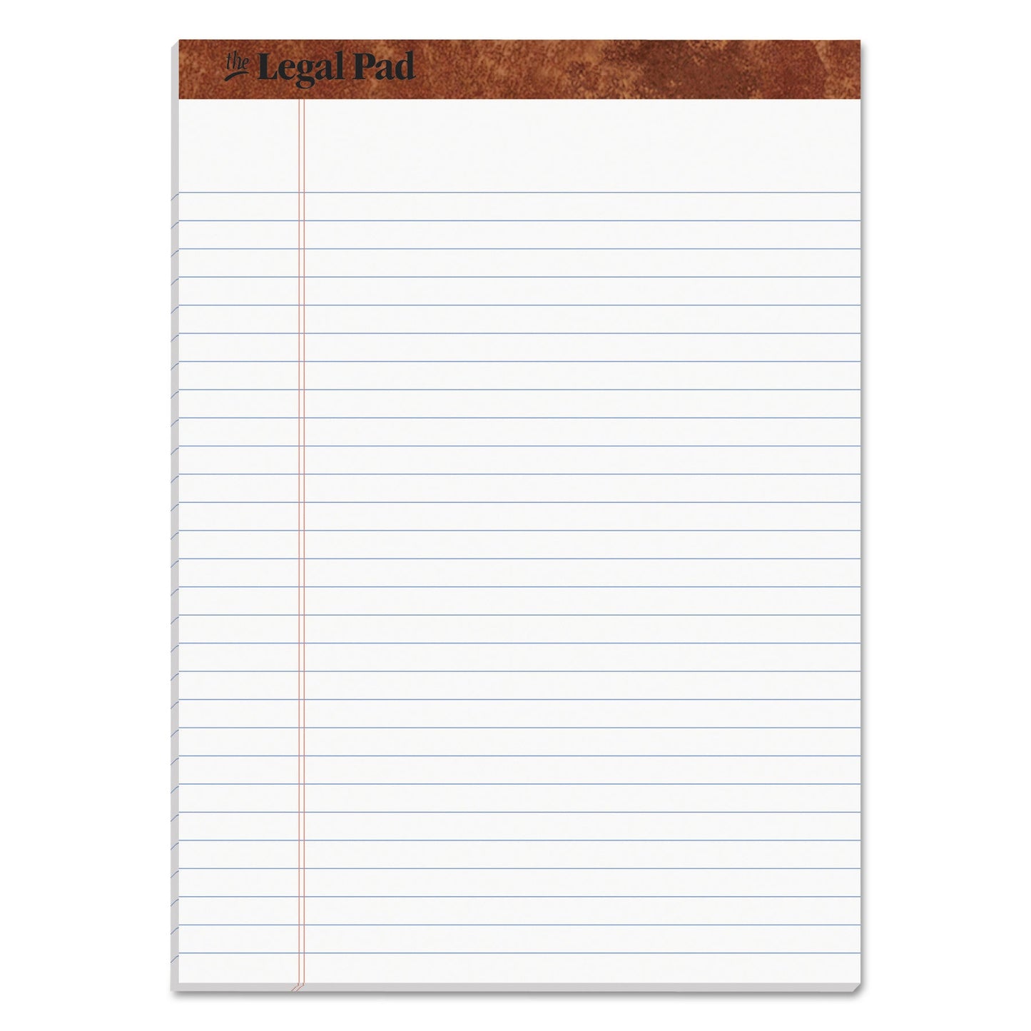 TOPS "The Legal Pad" Ruled Perforated Pads, Wide/Legal Rule, 50 White 8.5 x 11.75 Sheets