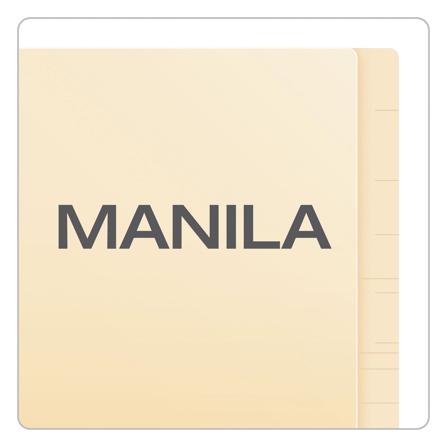 Pendaflex SmartShield End Tab File Folders, Straight Tabs, Letter Size, Manila, 75/Box